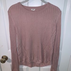 Garage Long Sleeve Blush Sweater